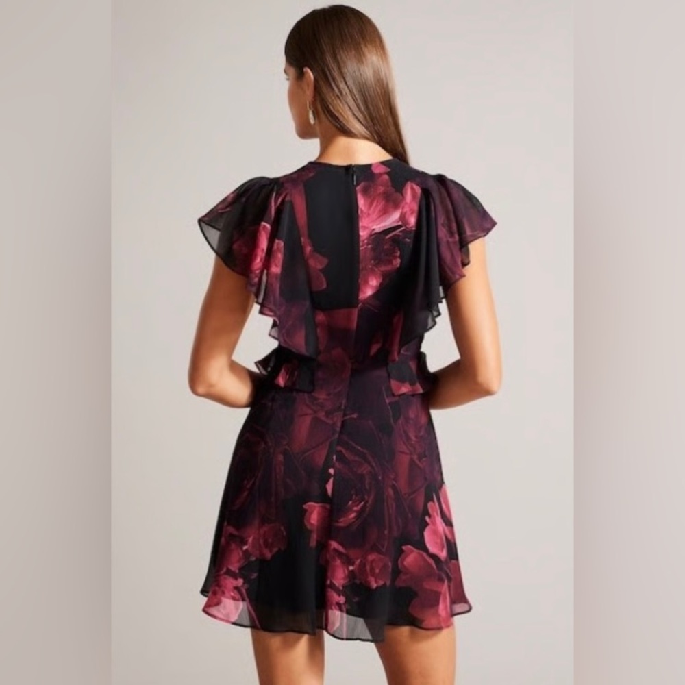 Ted Baker London Bretaah mini dress. Size Ted 1 (4 U.S.) - Picture 3 of 8